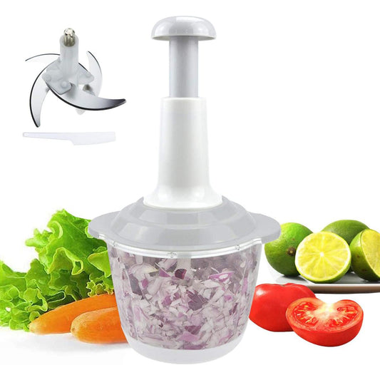 Multifunctional Manual Chopper and Cutter for Meat and vegetables in 1500 ML Capacity